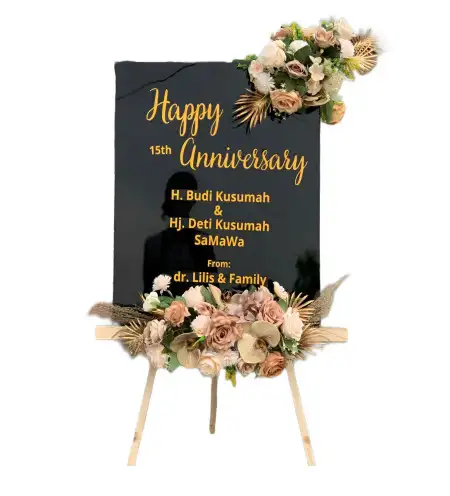 Papan Bunga Akrilik Pepedan